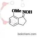 Molecular Structure of 908108-58-7 (7-Methoxy-1-indanone oxime97%)